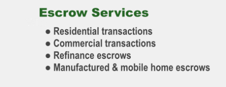 escrow services for